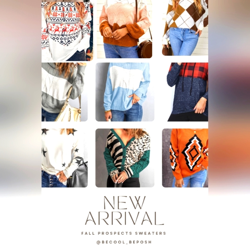 Sweater SHOWS: Saturday @ *8:00 AM EST! (1st 10 request @$15 per sweater)